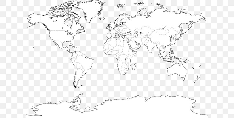 World Map World Political Map Globe Outline Maps Png X Px World Area Artwork Black