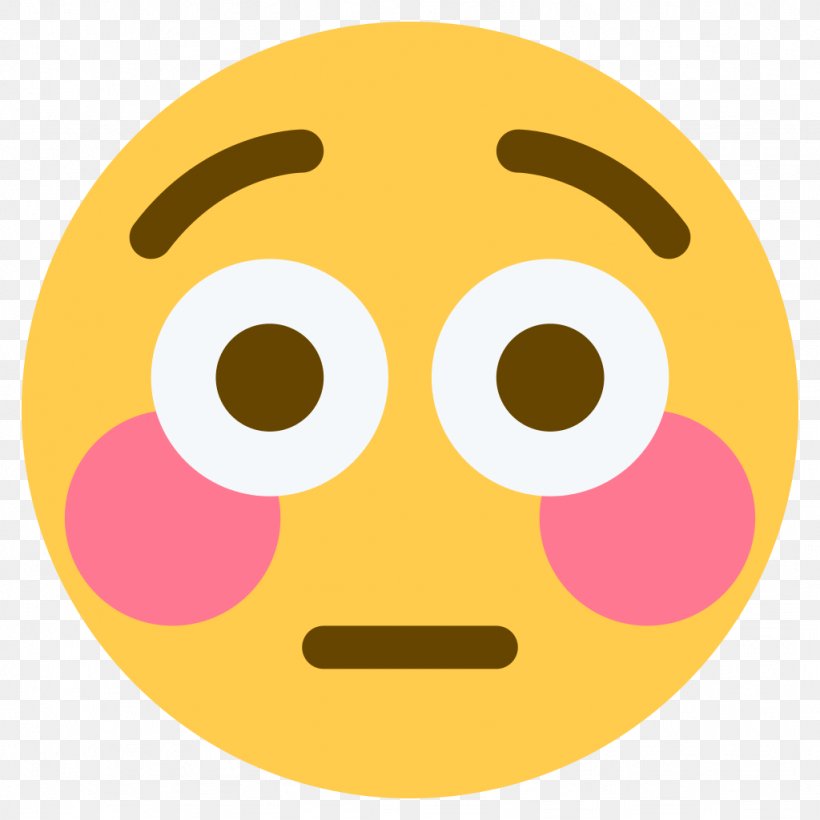 Emoji Blushing Face Flushing Emoticon PNG 1024x1024px Emoji