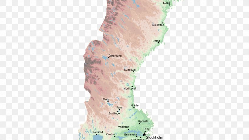 Sweden Image Map Topography Png X Px Sweden Directory Image