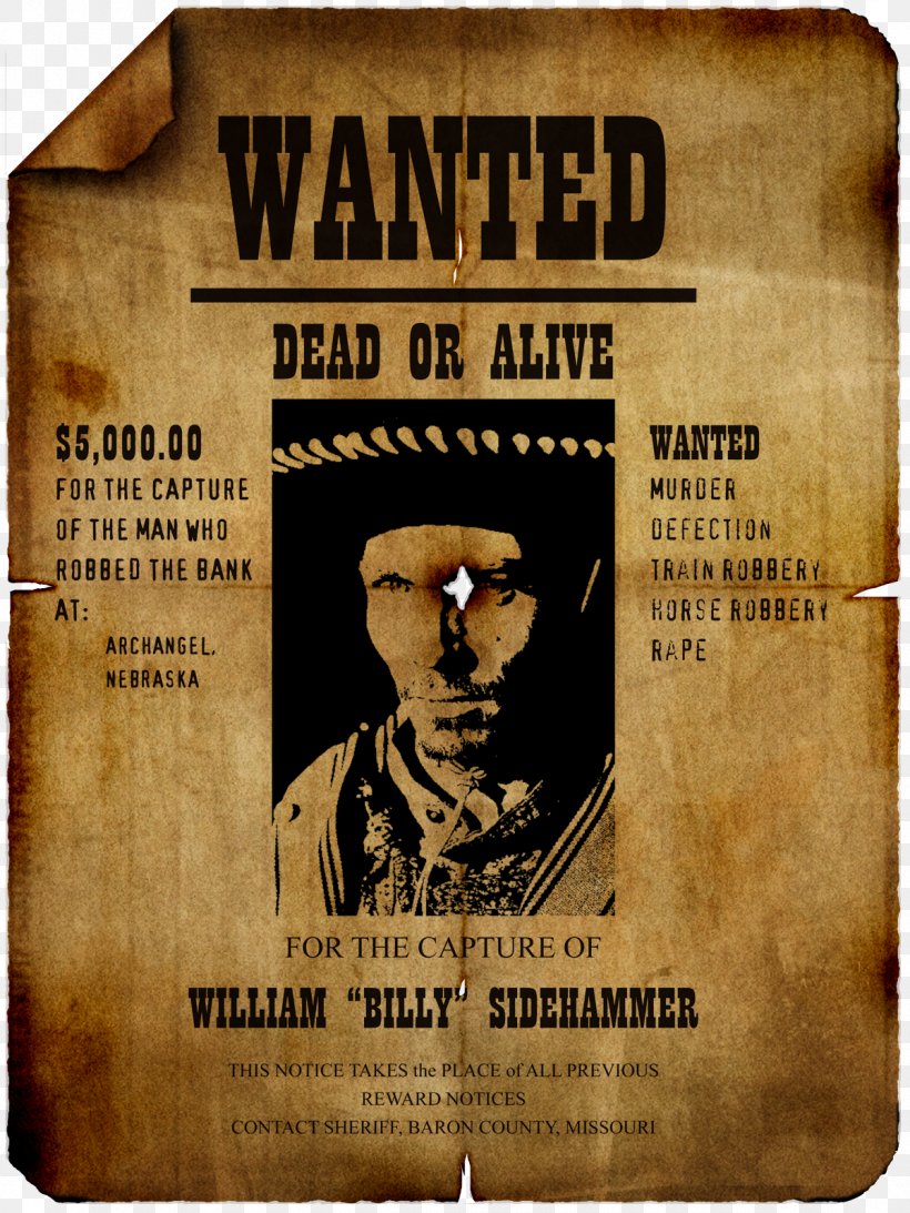 Wanted Poster Template Google Slides