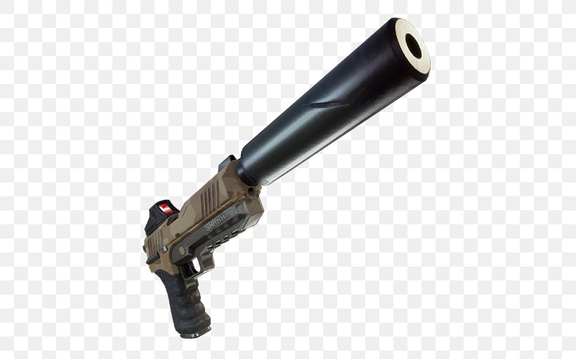 Fortnite Battle Royale Pistol Weapon Silencer Png X Px Fortnite