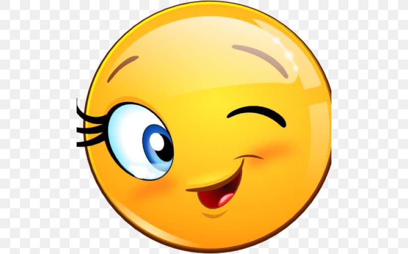 Smiley Wink Emoticon Flirting Clip Art PNG 512x512px Smiley Emoji