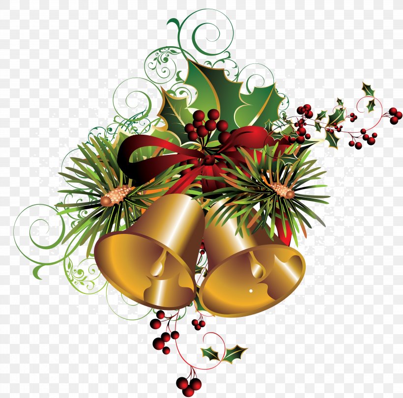 Christmas Bell Clip Art, PNG, 5588x5521px, Christmas, Bell, Christmas Decoration, Christmas Ornament, Decor Download Free