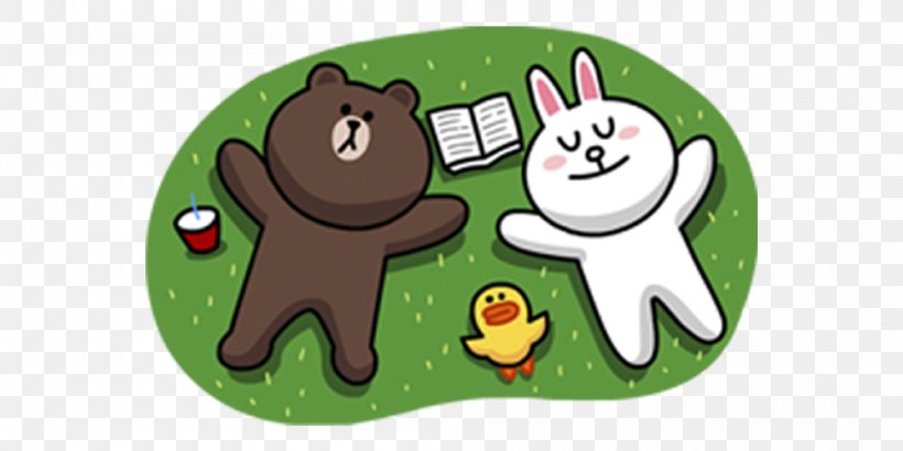 Line Friends LINE BROWN FARM Sticker, PNG, 1000x500px, Line Friends, Android, Cartoon, Fictional Character, Food Download Free