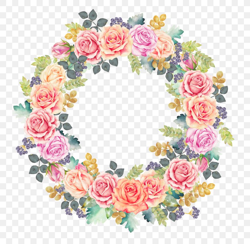 Flower Wreath Floral Design Clip Art, PNG, 800x799px, Flower, Artificial Flower, Cut Flowers, Decor, Decoupage Download Free