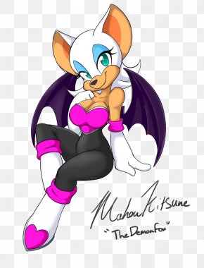 Rouge The Bat - Cat Horse Legendary Creature Clip Art PNG