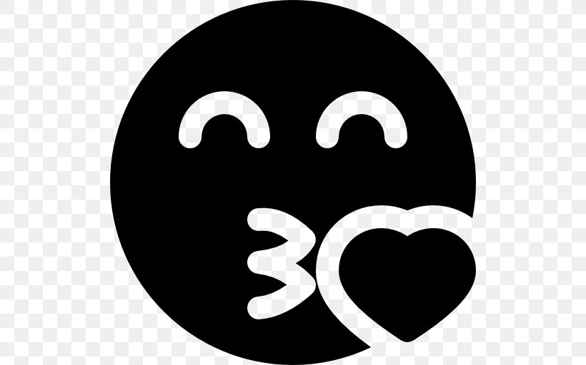 Emoticon Clip Art, PNG, 512x512px, Emoticon, Black And White, Can Stock Photo, Emoji, Kiss Download Free