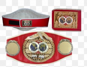 Belt - Fully Custom Championship Belt International Boxing Federation World Boxing Council PNG