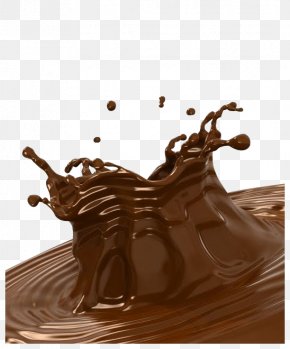 Milk Splash - Ice Cream Chocolate Bar Flavor Chocolate Syrup PNG