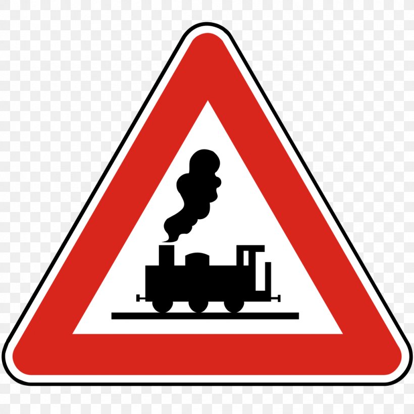 Level Crossing Railroad Traffic Sign Junction Transport, PNG, 1024x1024px, Level Crossing, Area, Autostrada A26, Brand, Information Download Free