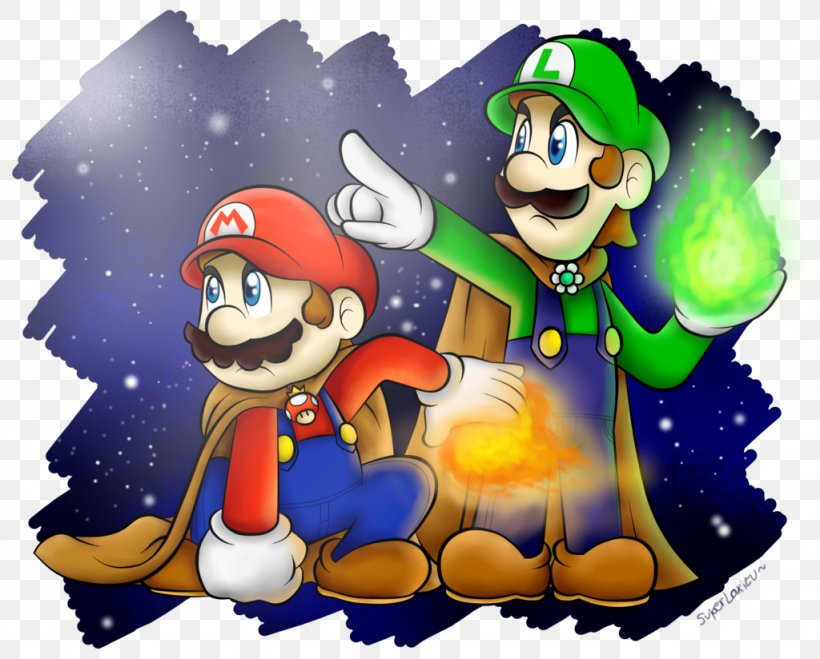Mario Bros. Mario & Luigi: Superstar Saga Super Mario Galaxy, PNG, 1024x824px, Mario Bros, Art, Boos, Cartoon, Christmas Download Free
