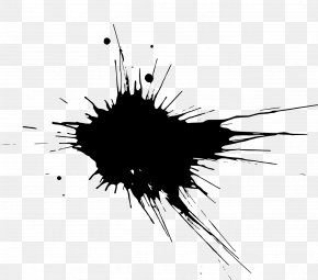 Painting Splatter Film Black And White Clip Art, PNG, 1024x1024px ...
