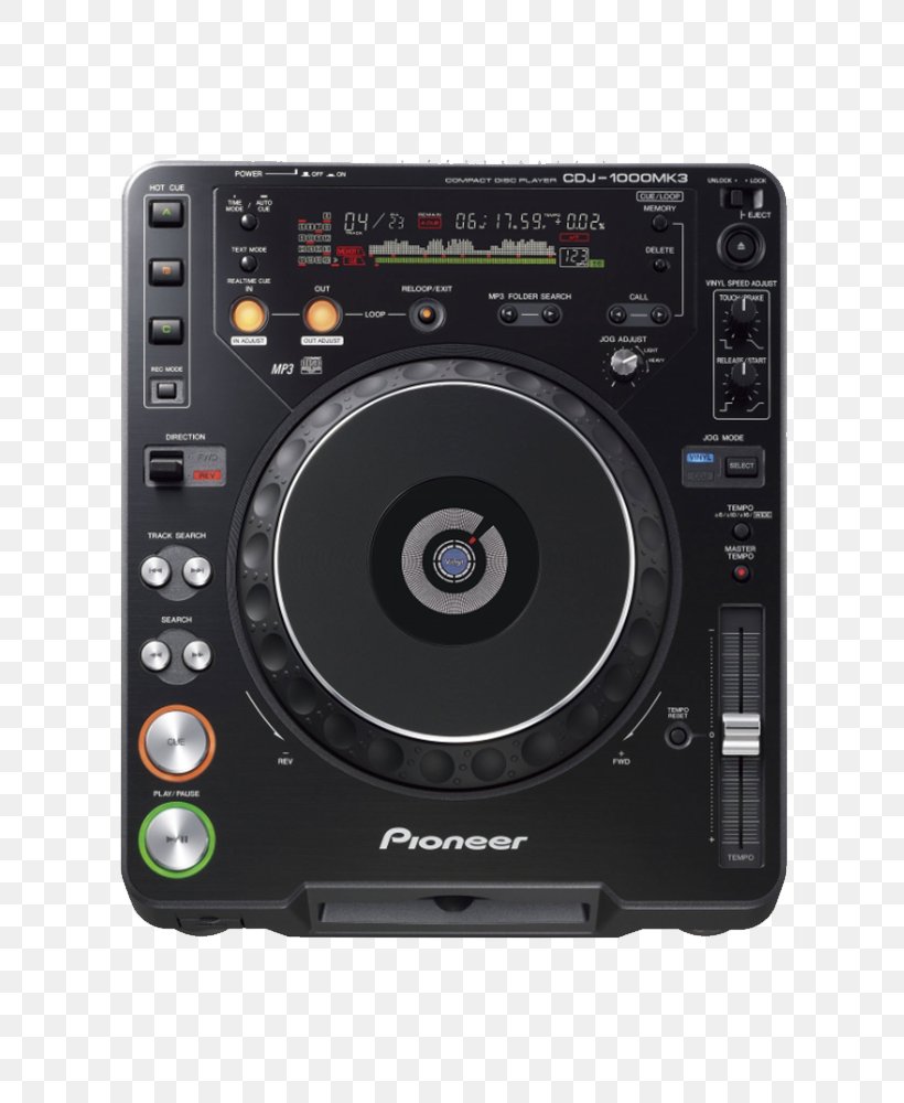 CDJ-1000MK3 Disc Jockey Pioneer DJ, PNG, 700x1000px, Cdj, Audio, Audio Mixers, Cd Player, Compact Disc Download Free