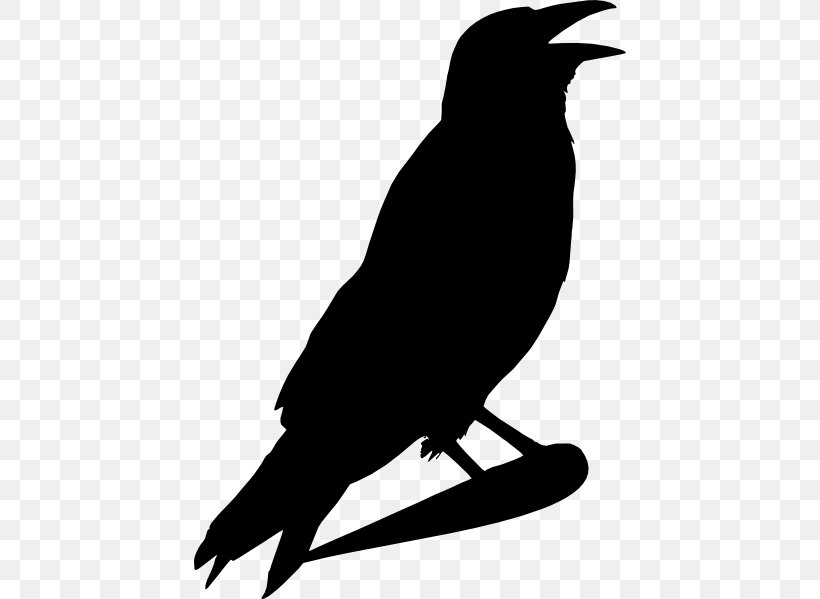 Crow Common Raven Clip Art, PNG, 432x599px, Crow, American Crow, Beak, Bird, Black And White Download Free