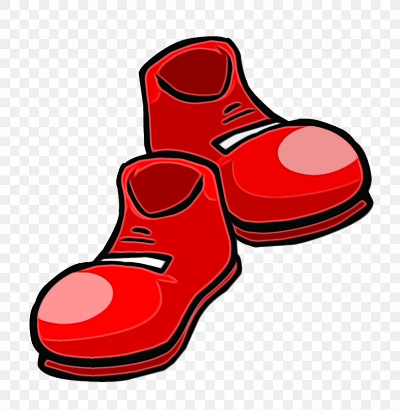 Footwear Red Clip Art Shoe Carmine, PNG, 895x919px, Watercolor, Carmine, Footwear, Paint, Red Download Free