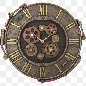 Quartz Clock Hardware Accessory - Gear Background PNG