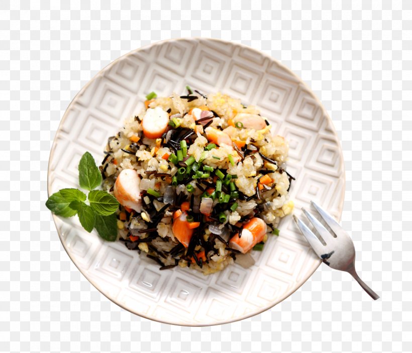 Yangzhou Fried Rice Vegetarian Cuisine Fried Chicken, PNG, 880x755px, Fried Rice, Arroz Con Pollo, Bokkeumbap, Chicken, Commodity Download Free