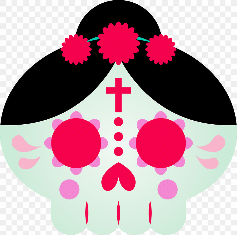 Day Of The Dead Día De Muertos, PNG, 3000x2977px, Day Of The Dead, Calavera, Carnival, D%c3%ada De Muertos, Drawing Download Free