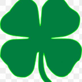 Clover - Four-leaf Clover Luck Shamrock Clip Art PNG