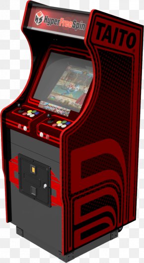 Pac Man - Space Invaders Extreme 2 Elevator Action Qix Arcade Cabinet Taito PNG