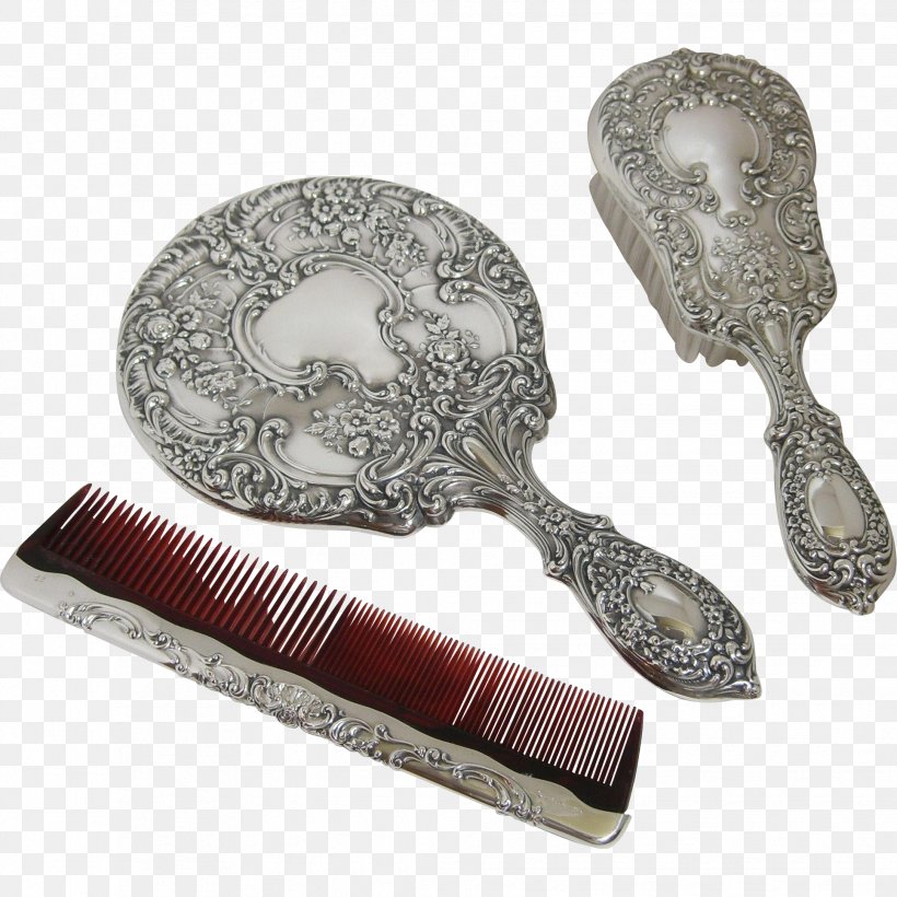 Sterling Silver Vanity Mirror, PNG, 1932x1932px, Silver, Antique, Blog, Brush, Chest Of Drawers Download Free