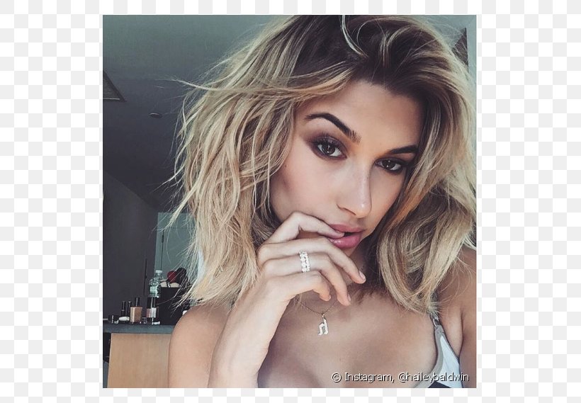 Hailey Baldwin Hairstyle Model Hair Coloring, PNG, 790x569px, Watercolor, Cartoon, Flower, Frame, Heart Download Free