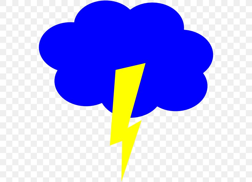Lightning Cloud Thunderstorm Clip Art, PNG, 570x595px, Watercolor, Cartoon, Flower, Frame, Heart Download Free