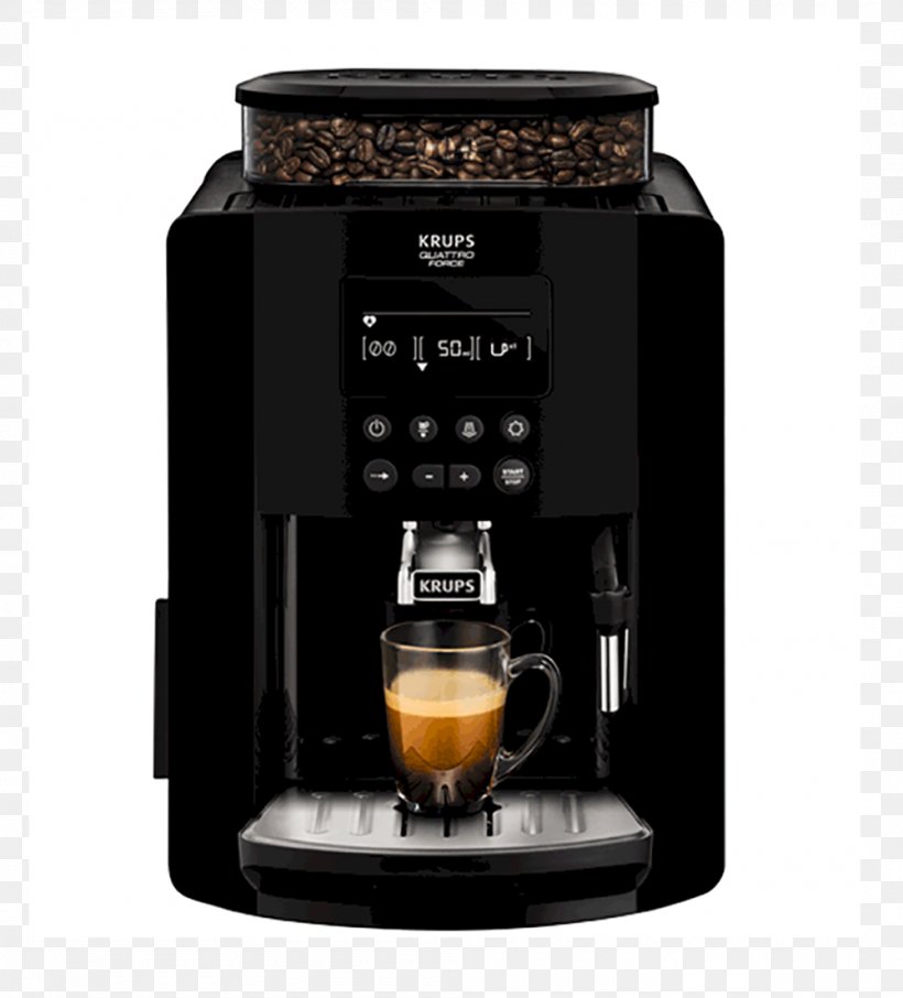 Espresso Machines Coffeemaker Krups, PNG, 1000x1105px, Espresso, Arabica Coffee, Burr Mill, Coffee, Coffee Bean Download Free
