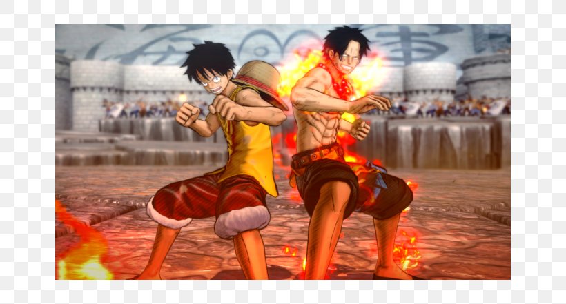 One Piece: Burning Blood Monkey D. Luffy One Piece: World Seeker Usopp Xbox One, PNG, 660x441px, Watercolor, Cartoon, Flower, Frame, Heart Download Free