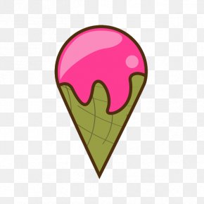 Ice Cream Clipart Transparent - Clip Art Heart Product Design Pink M PNG