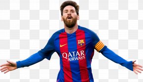 Lionel Messi - FC Barcelona Football Player Argentina National Football Team Poster PNG