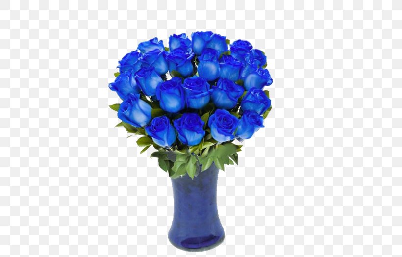 Vase Blue Rose Flower, PNG, 524x524px, Vase, Anemone, Blue, Blue Rose, Blue Vase Download Free