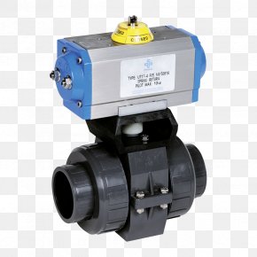 Ball Valve Pneumatics Actuator Plastic PNG