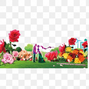 Sweet Couple - Floral Design PNG