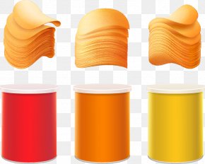 Vector Chips - French Fries Potato Chip Box PNG