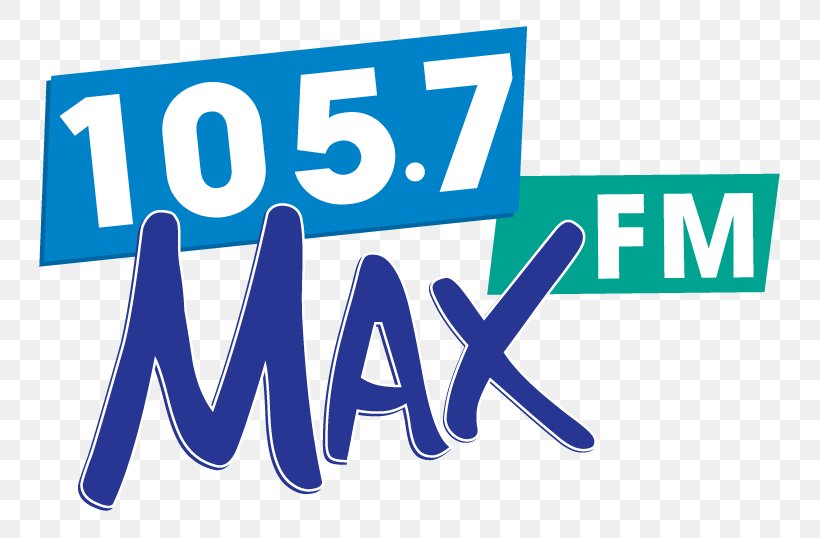 105.7 Max FM FM Broadcasting Logo XHPRS-FM Car, PNG, 800x538px, Fm Broadcasting, Area, Banner, Blue, Brand Download Free