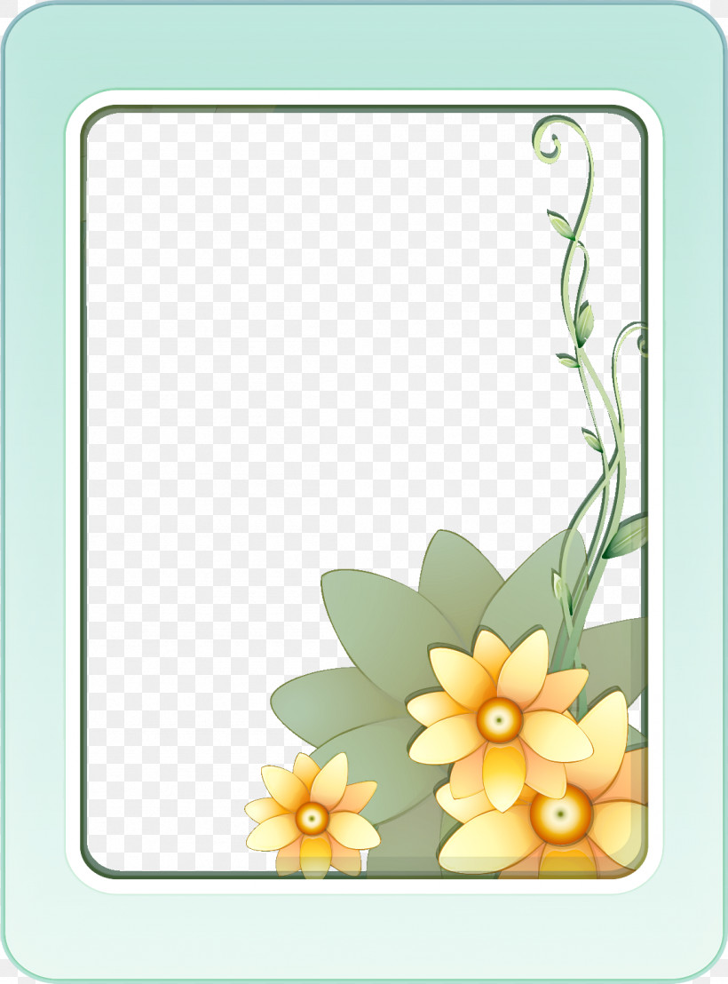Flower Rectangle Frame Floral Rectangle Frame, PNG, 1154x1560px, Flower Rectangle Frame, Floral Rectangle Frame, Flower, Rectangle Download Free
