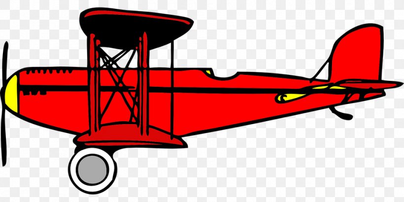Airplane Fixed-wing Aircraft Biplane Clip Art, PNG, 960x480px, Airplane, Air Travel, Aircraft, Artwork, Biplane Download Free