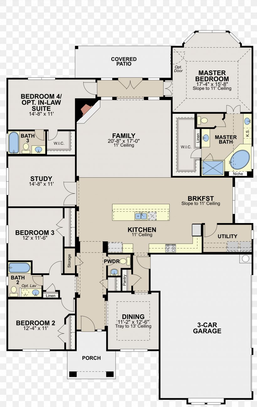 Floor Plan Manor House Saratoga Hills By Ryland Homes House Plan, PNG, 2000x3169px, Floor Plan, Area, Bathroom, Bedroom, Diagram Download Free