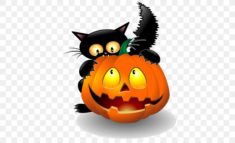 Halloween Pumpkins Cat Jack-o'-lantern, PNG, 500x500px, Halloween Pumpkins, Calabaza, Carnivoran, Cartoon, Cat Download Free