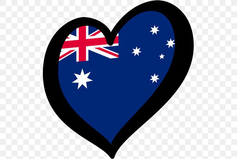 Heart Symbol, PNG, 523x549px, Australia, Cobalt Blue, Electric Blue, Flag, Flag Of The United States Download Free