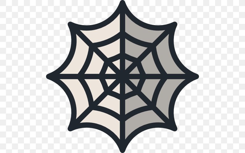 Spider Web Spiders And Their Webs Clip Art, PNG, 512x512px, Spider, Black And White, Halloween, Leaf, Papercutting Download Free