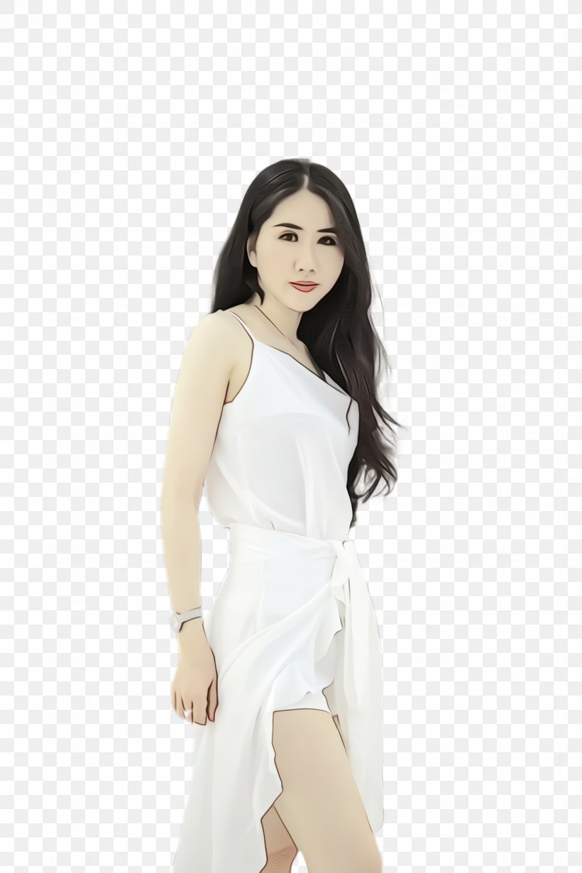 White Clothing Shoulder Fashion Model Dress, PNG, 1632x2448px, Watercolor, Arm, Beige, Clothing, Dress Download Free