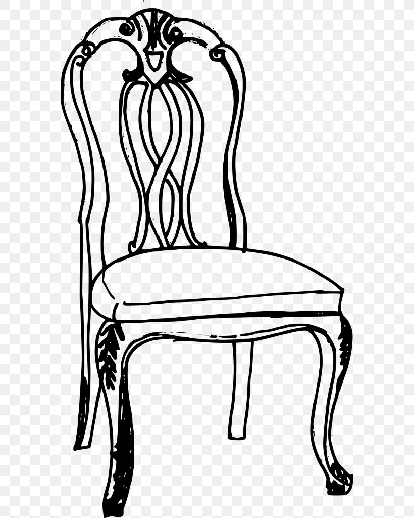 Chair Clip Art Drawing Image, PNG, 580x1024px, Chair, Art, Blackandwhite, Couch, Drawing Download Free
