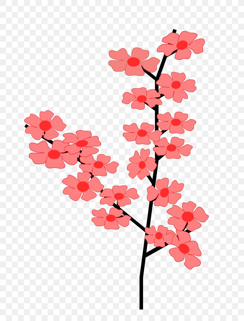 Cherry Blossom Branch Clip Art, PNG, 763x1080px, Cherry Blossom, Blossom, Branch, Cherry, Cut Flowers Download Free