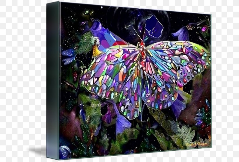 Monarch Butterfly Insect Pollinator Gallery Wrap, PNG, 650x557px, Butterfly, Brush Footed Butterfly, Butterflies And Moths, Canvas, Gallery Wrap Download Free