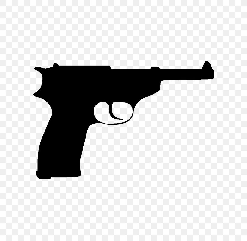 Revolver Firearm Ranged Weapon Air Gun, PNG, 800x800px, Revolver, Air Gun, Black, Black And White, Black M Download Free
