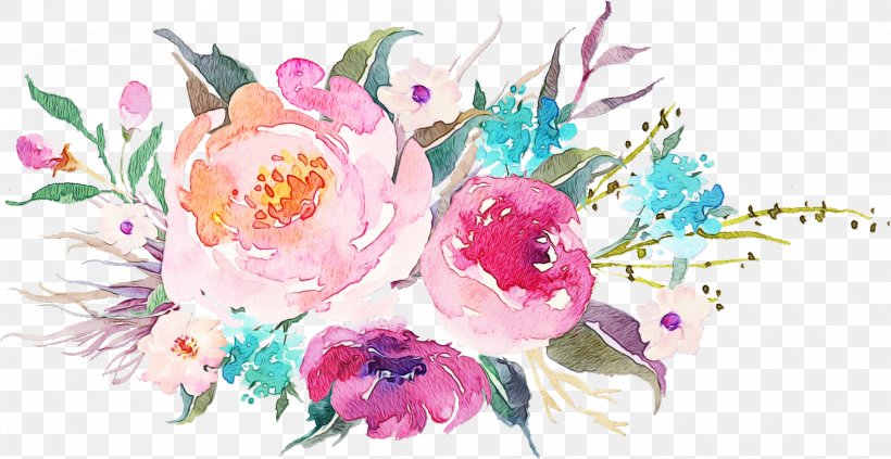 Wedding Vintage Retro, PNG, 2517x1299px, Watercolor, Anemone, Basket, Bouquet, Chinese Peony Download Free