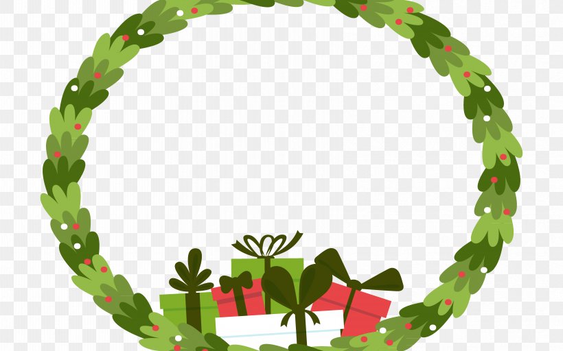 Christmas Wreath Gift Xmas Clip Art, PNG, 6667x4167px, Christmas, Christmas Decoration, Christmas Tree, Flora, Floral Design Download Free