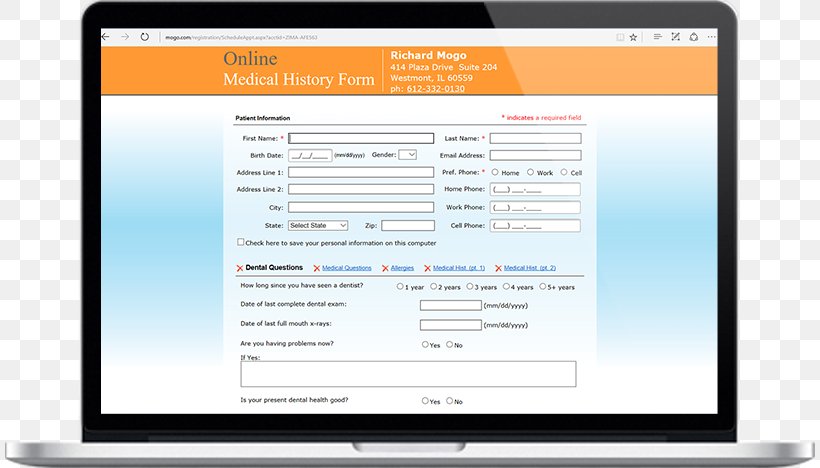 Patient Medical Practice Management Software Information Dentistry, PNG, 810x468px, Patient, Area, Brand, Computer, Computer Monitor Download Free